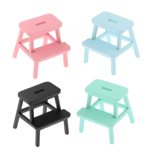 Parasol Chaise HANABASS Lot De 2 Chaises De Plage Miniatures Pour Maison De Poupée Décoration Plage