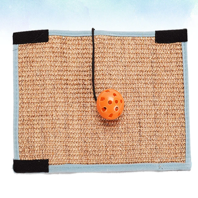 Protector de muebles rascador de sisal suave gato juguete poste rascador piso