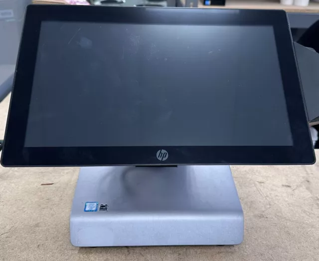 HP RP9 G1 Touchscreen AIO All-In-One POS Model 9015 Used w/stand & power supply