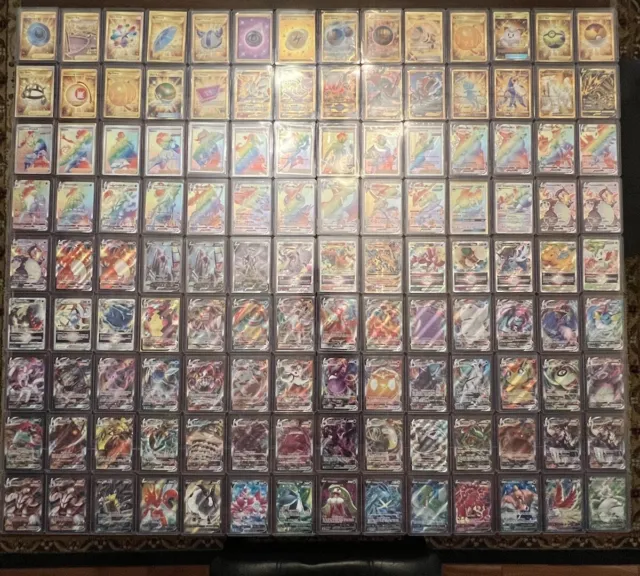 Pokemon cards lot 100 OFFICIAL TCG Cards + 1 ultra rare - V VMAX EX FULLART +