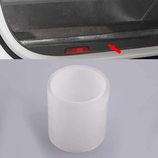 10cm Clear Sill Scuff Cover Car Door Plate Sticker Anti Scratch Bumper Strip New