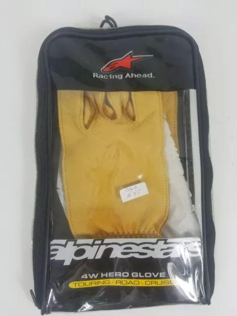 Alpinestars Motorcycle Womens Size Small S  Mens XS Deerskin Riding Gloves