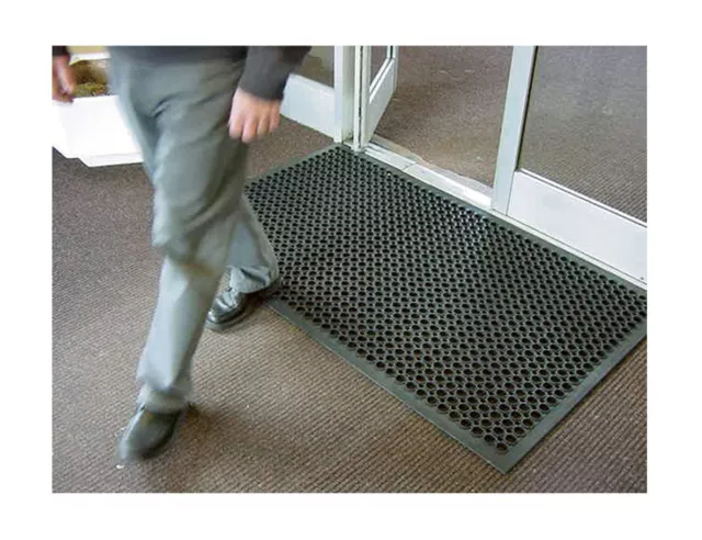 NONE SLIP Entrance Door Mat 600mm x 900mm Anti Fatigue Rubber Safety Shop Home