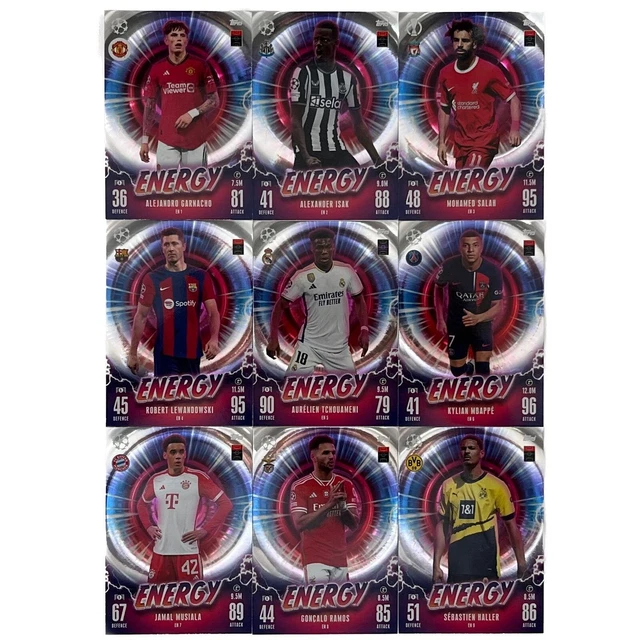 MATCH ATTAX CARDS 23/24 Champions League 2023/2024 Choose Complete