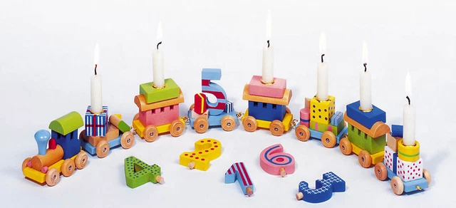 Goki Geburtstagskerzen Rosa - 10-teiliges Set Für Kinder