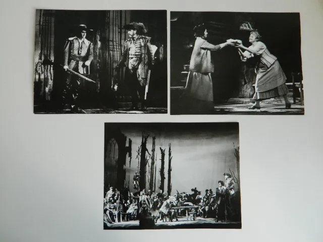 3 Foto Originale Zoe Dominic Royal Opera House Der Freischütz Londra 1977