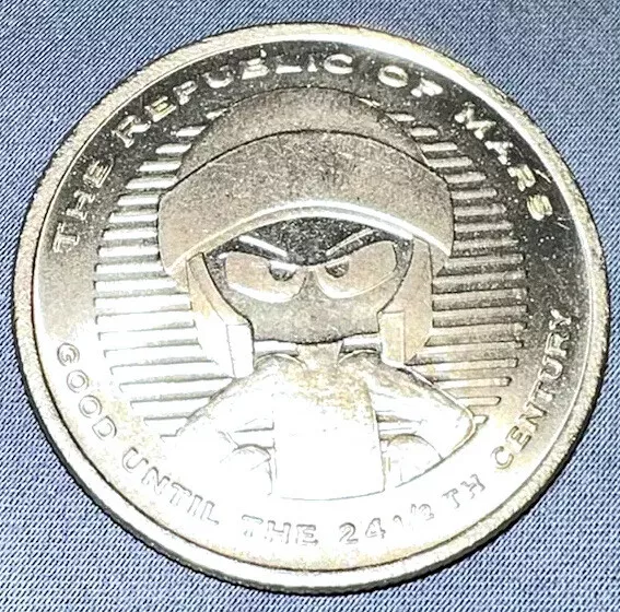 Marvin The Martian Rare Commemorative Coin. Warner Bros Studio Store Circa 1996