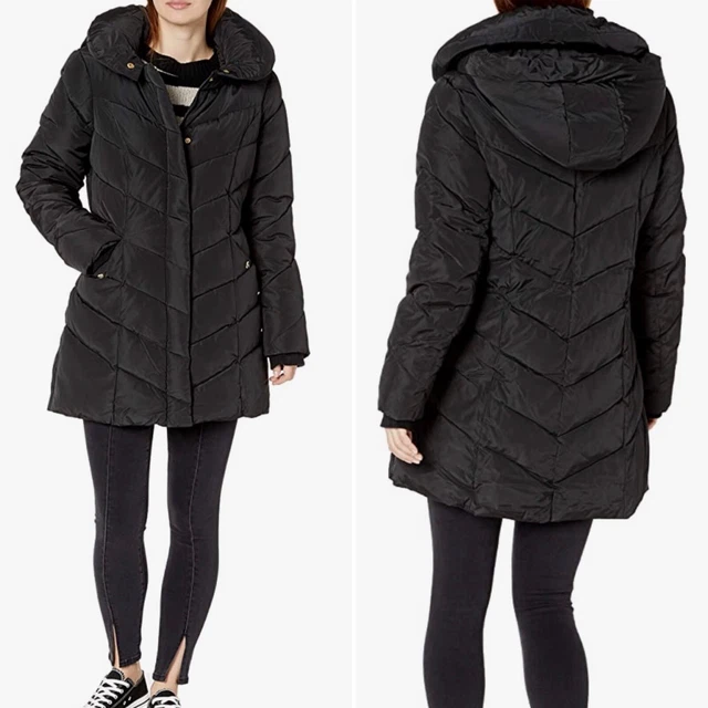 Steve madden clearance quilted chevron coat