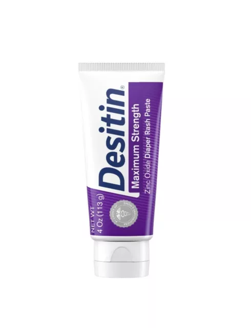 Desitin Maximum Strength Diaper Rash Paste  4Oz/113g New In Box Exp 10/25