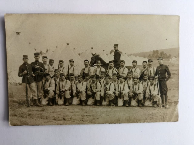 Carte Postale Ancienne - Groupe De Militaires 1914-1918 (236897)