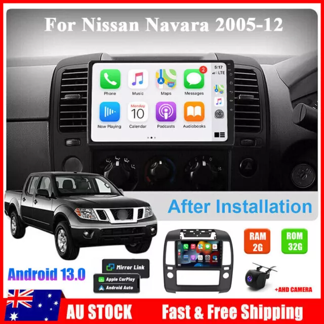 9" Android 13 For 2006-2012 Nissan Navara D40 Car Stereo Radio Head Unit Gps Nav