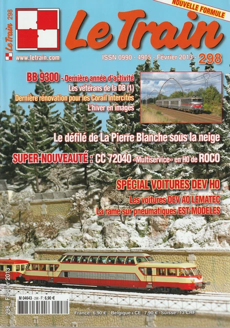 Revue De Collection Le Train N°315 - Numéro Des Années 80 Sur Les Locomotives 2D2 5550, BB8500, Etc.