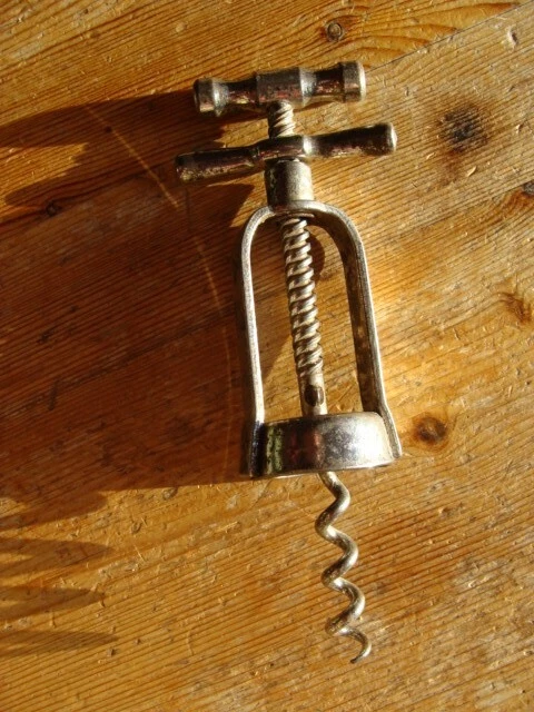 Tire-Bouchon à Hélice Chromé, Décapsuleur