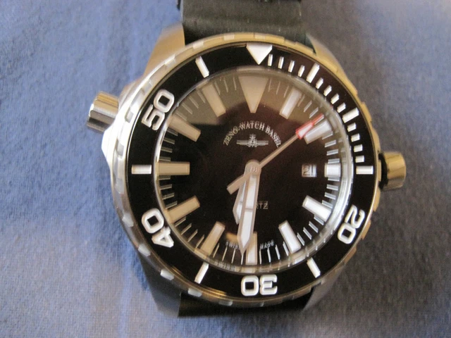 Zeno Orologio analogico da uomo al quarzo con cinturino in tessuto ZE5231-4