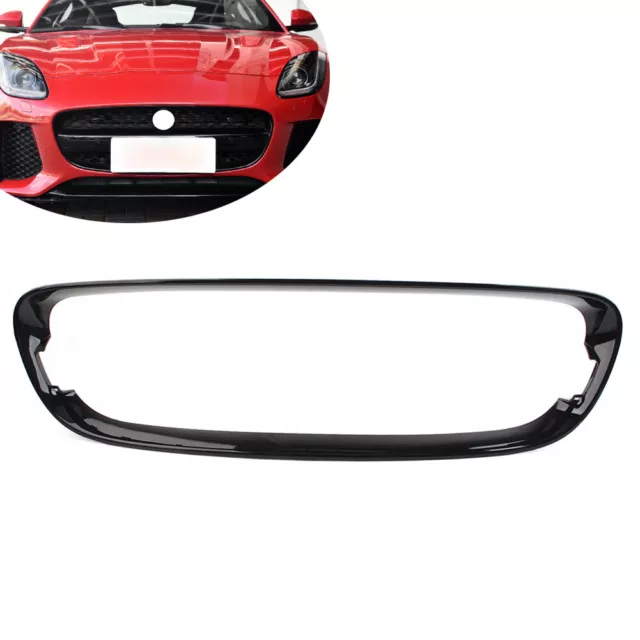 Front Bumper Grille Surround Molding For Jaguar F-Type 2014-2017 T2R5053 Black