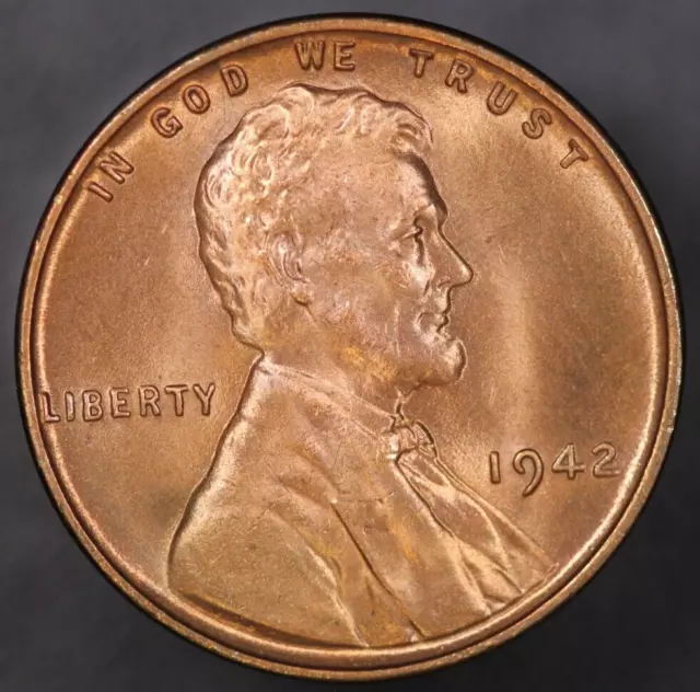 1942  Lincoln Cent- Fresh From Original Collection-Lot 7142