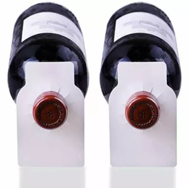50pcs Wine Bottle Tags for Wine Racks Cellars Blank Dual Sided Fits All Bot#km