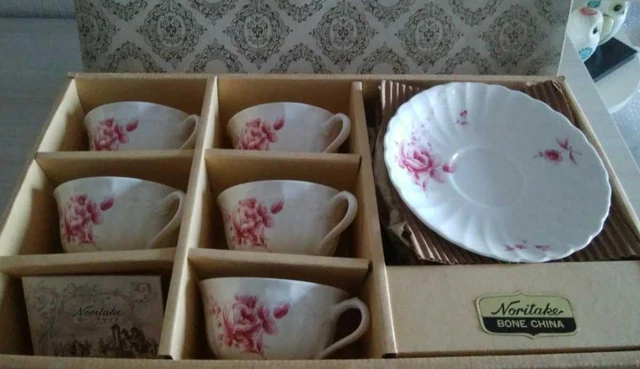 Noritake Studio Collection Tea Cup Saucer Customer Set