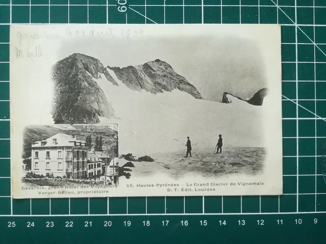 Sd143 CPA Be Circa 1900 Hautes Pyrenees - Large Glacier Of Vignemale - Animated