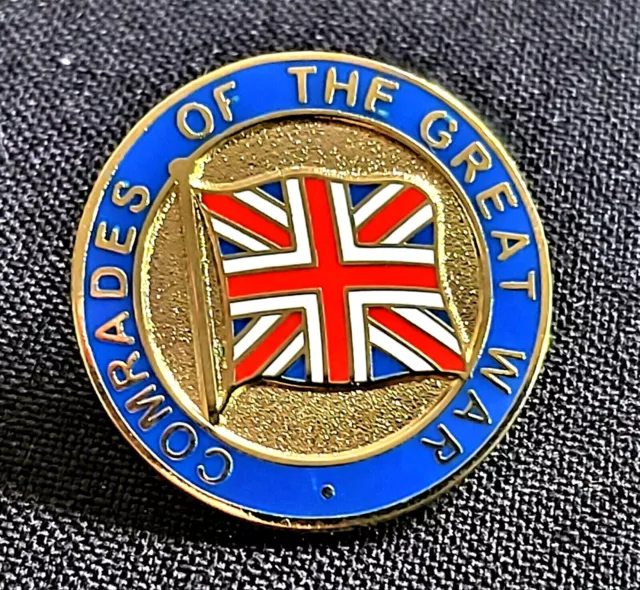 COMRADES OF THE GREAT WAR  British Military Army Lapel Pin Badge Poppies 2023