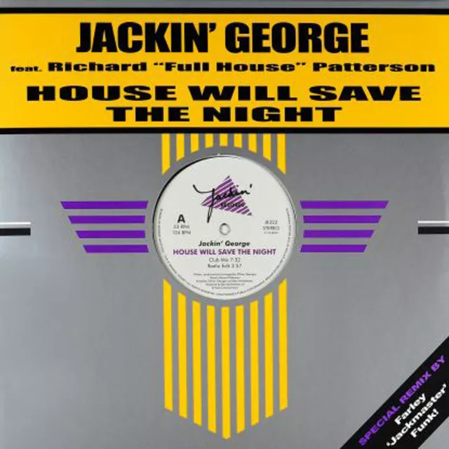 Jackin' George - House Will Save The Night Fe (Vinyl 12" - 2016 - EU - Original)