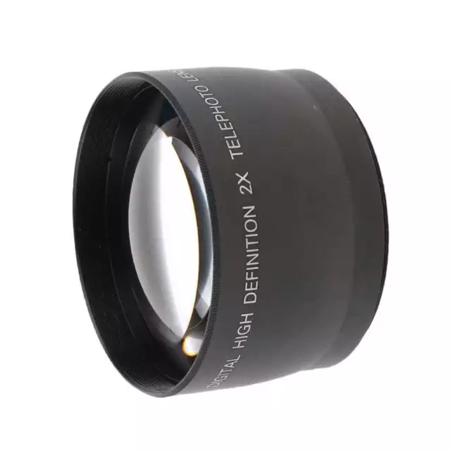 58 mm 2X Magnification Telephoto Converter Lens for     DSLR 18-55mm