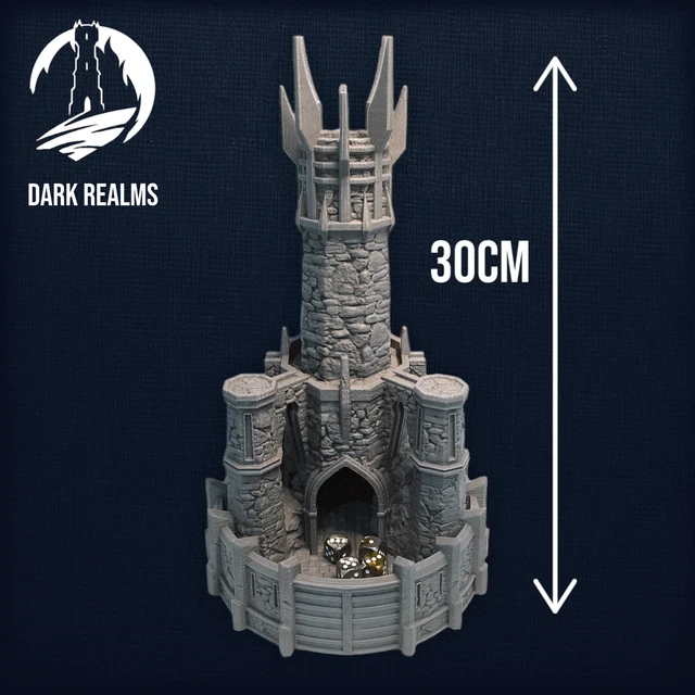 DARK TOWER - 3d Printed Dice Tower Terrain for TTRPG $65.00 - PicClick AU