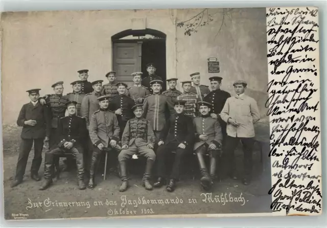 13463396 - 8281 Muehlbach Zur Erinnerung an das Jagdkommando Oktober 1903