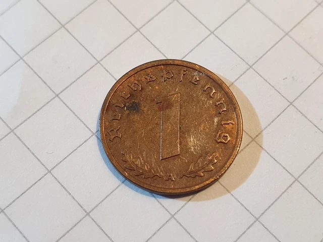 0731: German Reich Third Reich 1 Reichspfennig 1939 A