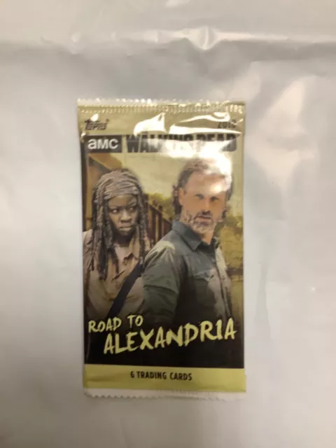 AMC Topps The Walking Dead ROAD TO Alexandria 2018 trading cards 6 pack