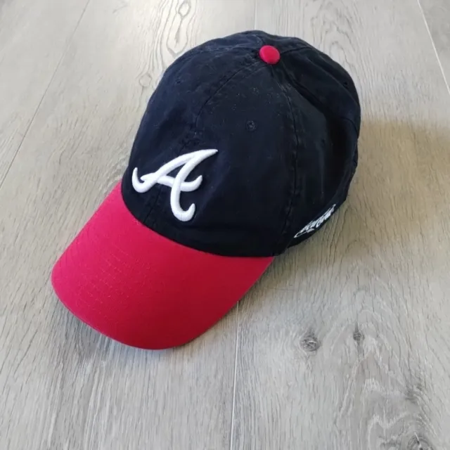 Atlanta Braves Hat Baseball Cap Snapback Red Blue A Logo OSFM MLB Coca Cola