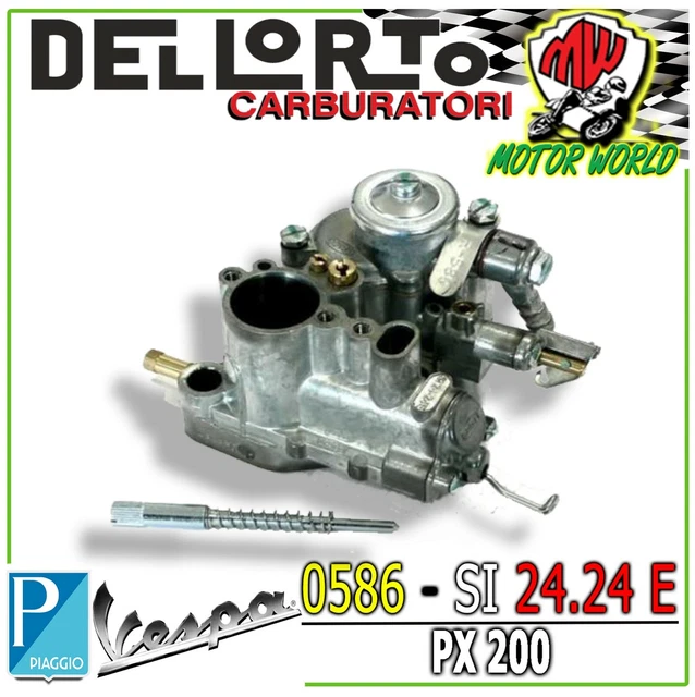 Carburatore Dell'Orto SI 24.24E Per Vespa PX125, PX150, P200E - Cod. 583