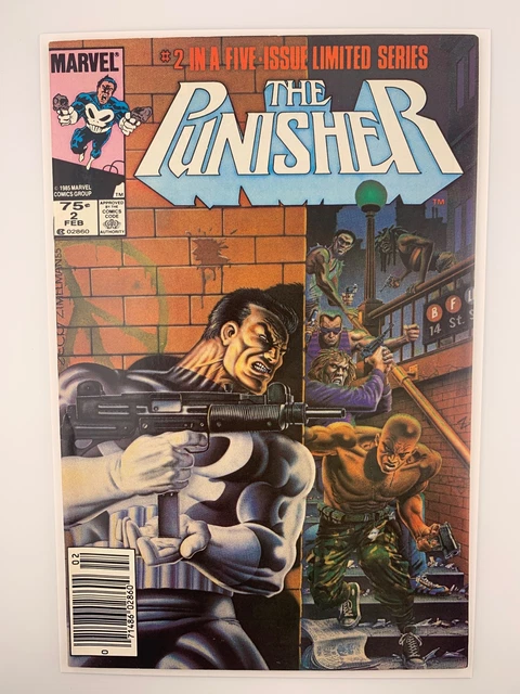 Punisher Limited Series #2 1985 Newsstand Copy - Very Fine 8.0
