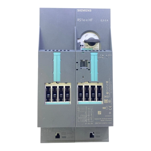 Siemens 3RK1301-0AB10-1AB4 Motorstarter 3-phasig 1,1 kW 400V AC 3A