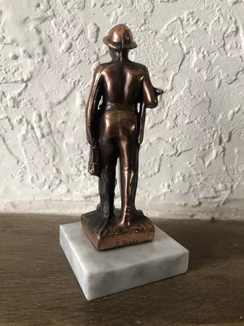 Statuette Mineur R Scali