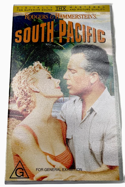 SOUTH PACIFIC ROSSANO Brazzi VHS Video Cassette Tape Clear Small Box ...