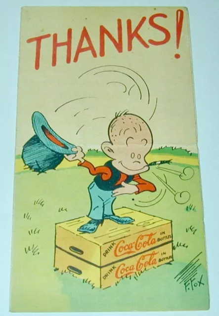 Toonerville Trolley Coca Cola Salesman Premium Pamphlet 1931 Fontaine Fox