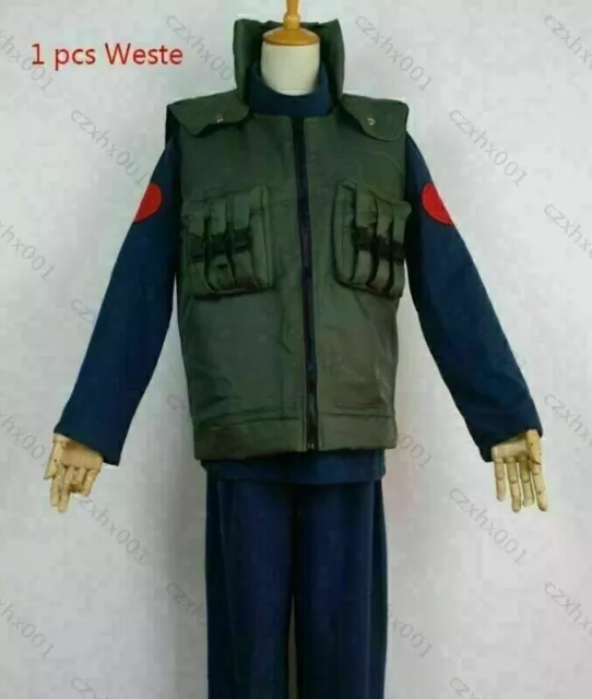 S-XL Cosplay Naruto Shippuden Kakashi Hatake Shikamaru Weste Kostüm Costume,