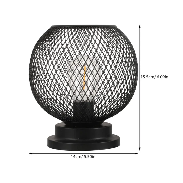 CREATIVE WROUGHT IRON Hollow Spray Paint Night Light 15.5x14cm Desk £15