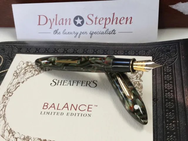 Sheaffer Balance limited edition lever action fountain pen 18K medium nib