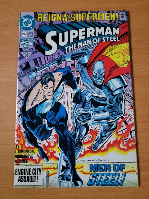 Superman The Man of Steel #26 Direct Market Edition ~ NEAR MINT NM ~ 1993 DC