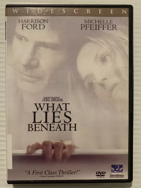 WHAT LIES BENEATH - DVD - Harrison Ford Michelle Pfeiffer Robert