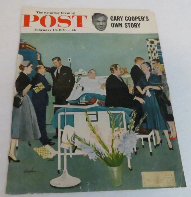 George Hughes Artist Illustration Magazine Clipping SEP Feb 18.1956 Hospital