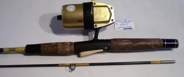 Nice  True Temper 63L Gold Uni Spin Rod Reel   Lot# Mil33G   05/22/17Ml