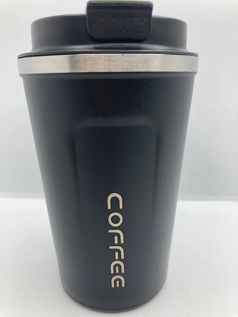 380ml Vacuum Sealed Steel Thermos Insulated Coffee Cup Travel Mug Spill Proof