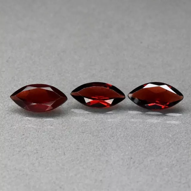 ★★ Rare !! 3 Grenat Rouge Orange D'afrique : 3,12 Carats ★★ P395.129T