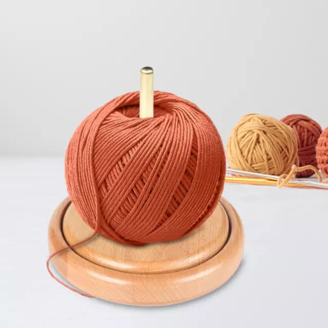 Garnknäuelhalter aus Holz, verschleißfestes Geschenk für Strickliebhaber,