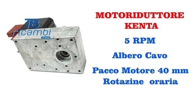 Motoriduttore Per Stufe A Pellet - 5 Rpm, Albero 8,5 Mm, 220V, Coppia 21Nm, Ricambio Per Caminetti