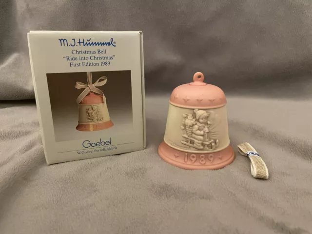 Goebel Hummel Christmas Bell 1989 Ornament - #775