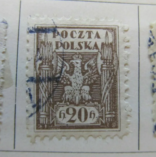 A5P40F55 Polen Poland Posen Issue 1919 20h used